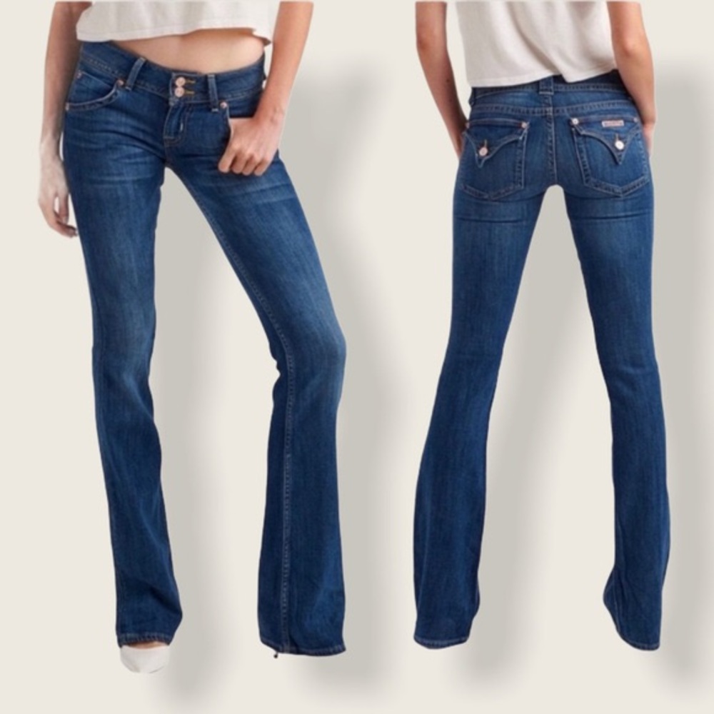Hudson Jeans med denim with button back pockets